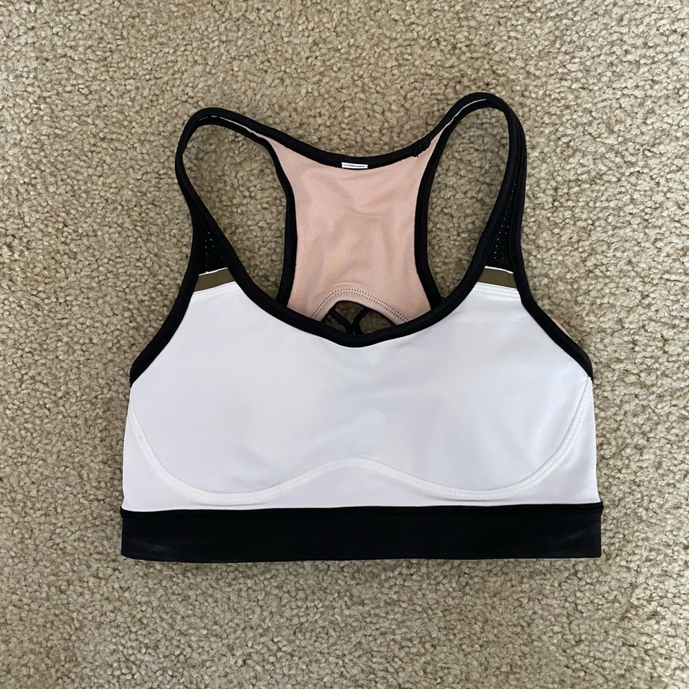 Lululemon sports bra white/black